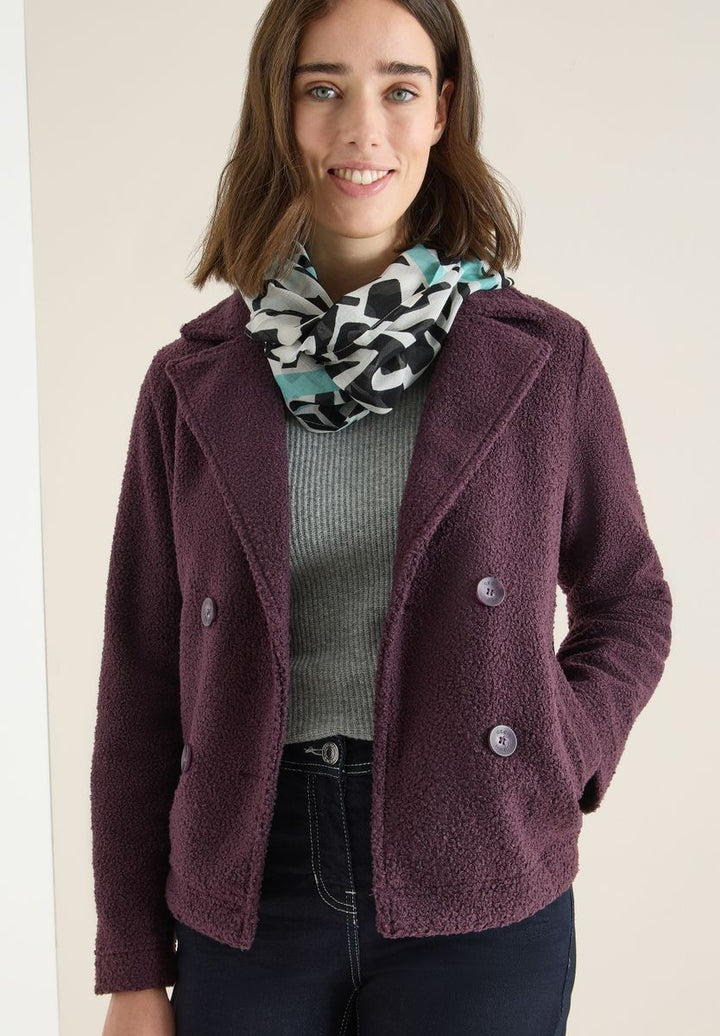 Gemusterter Loop-Schal