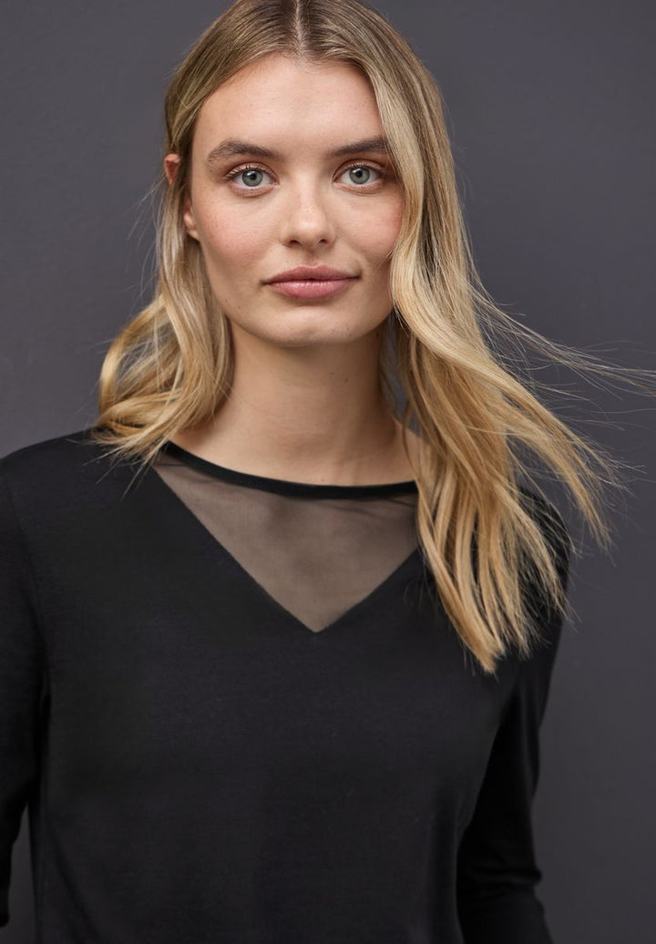 Shirt mit Meshdetails