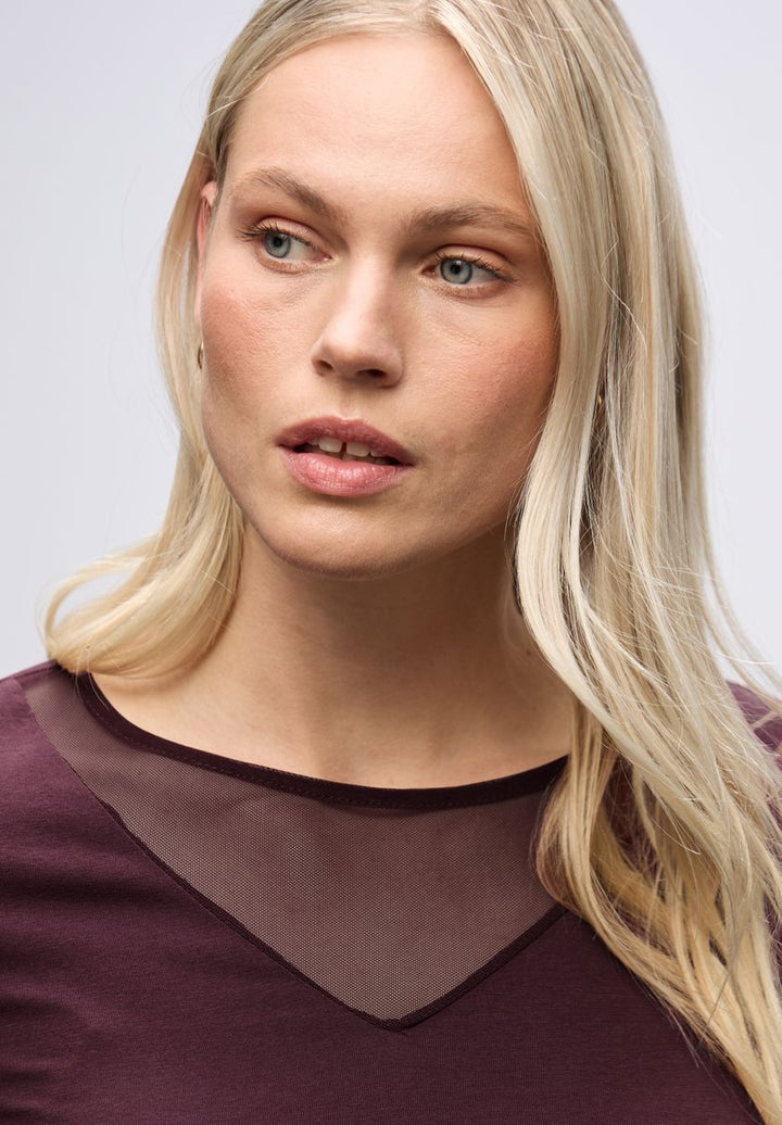 Shirt mit Meshdetails