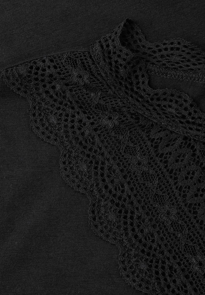 Shirt mit Spitzendetail