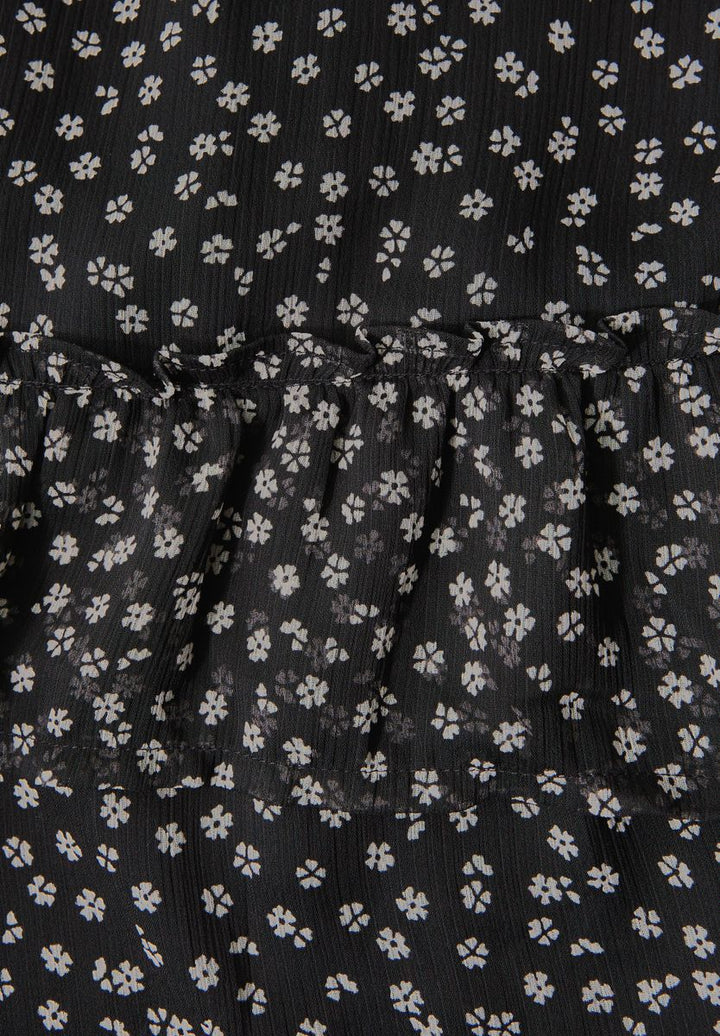 Gemusterter Chiffonrock