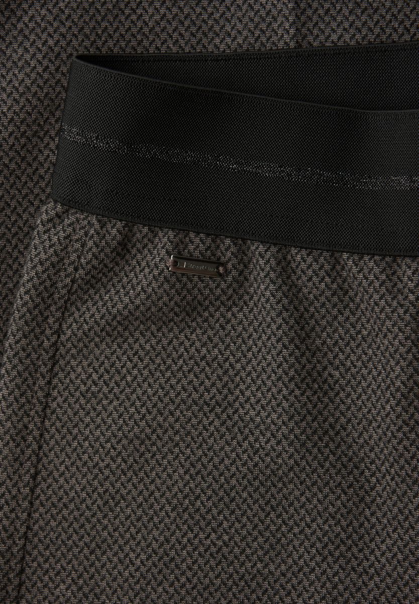 Wide Leg Herringbone  Hose