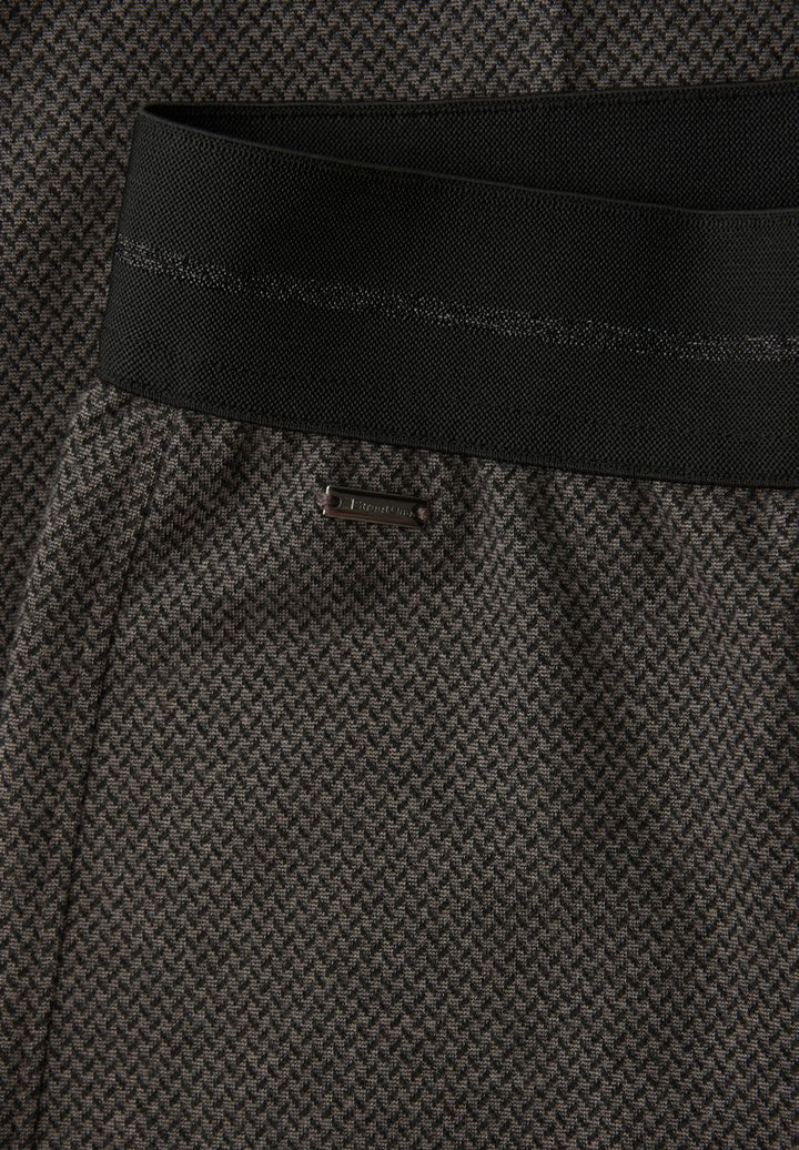 Wide Leg Herringbone  Hose