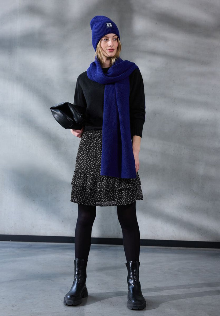 Gemusterter Chiffonrock