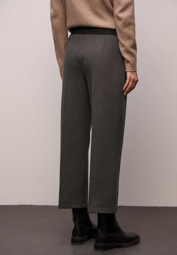 Wide Leg Herringbone  Hose