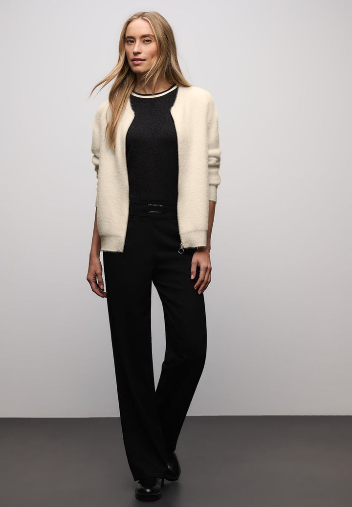 Cardigan im Blouson-Look