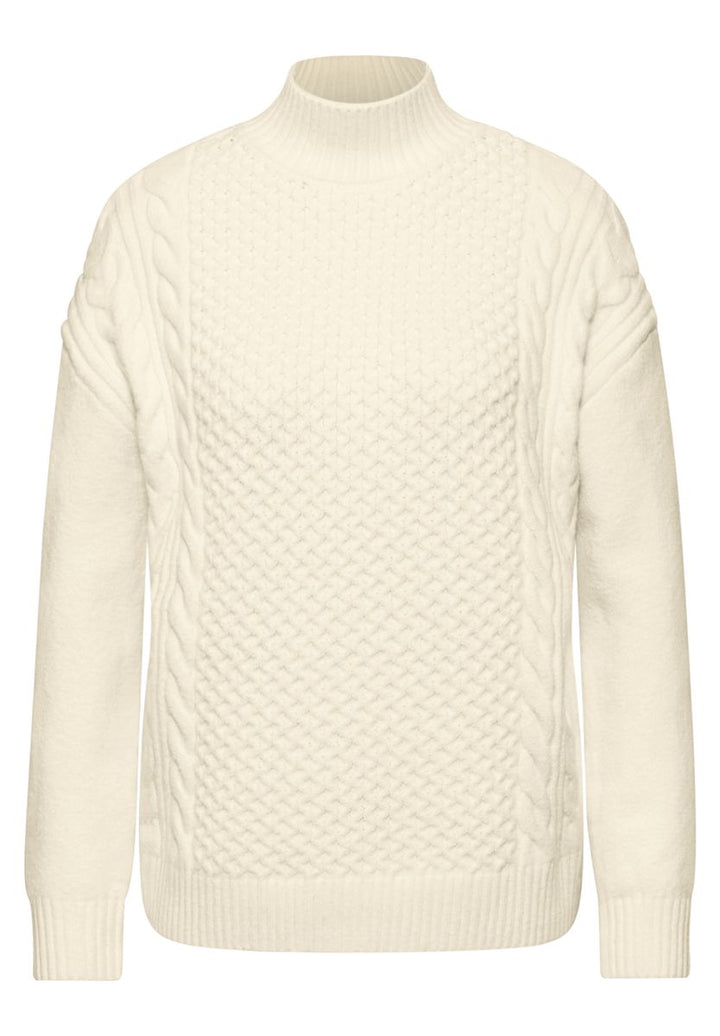 Pullover mit Strickmuster