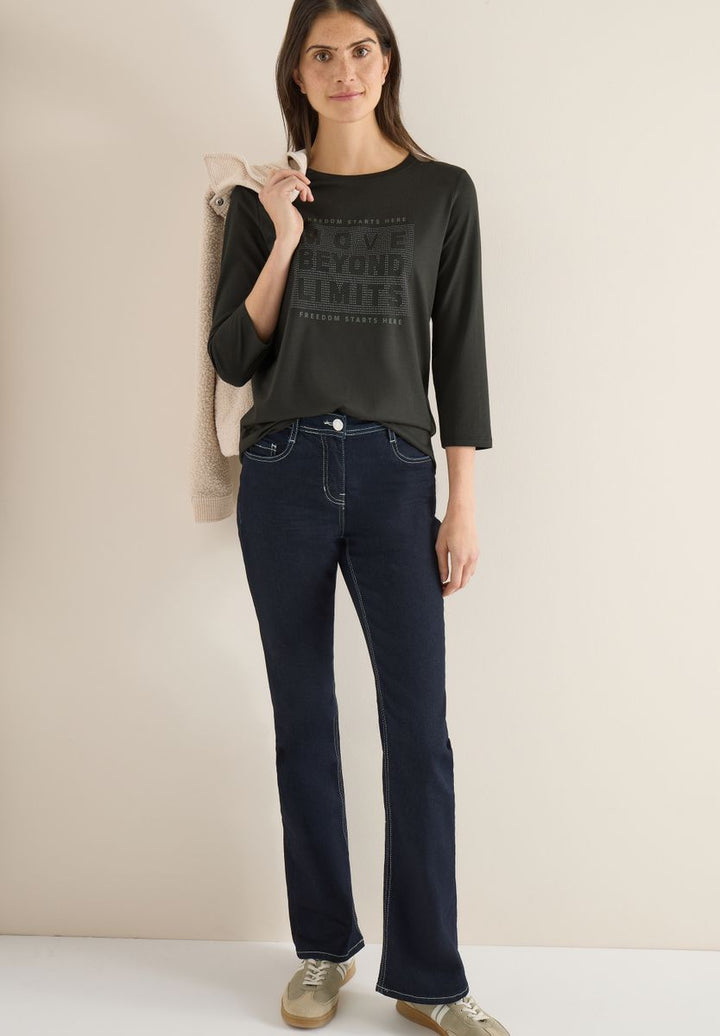 Shirt mit Schmucksteinen