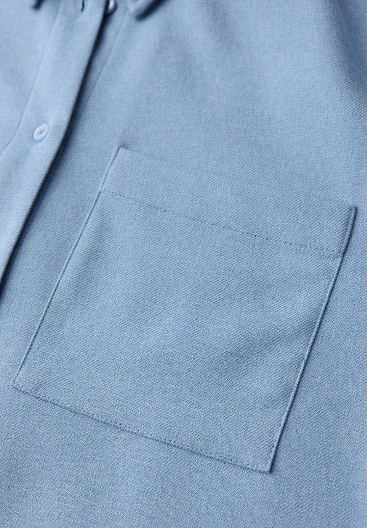 Melange Bluse mit Tape