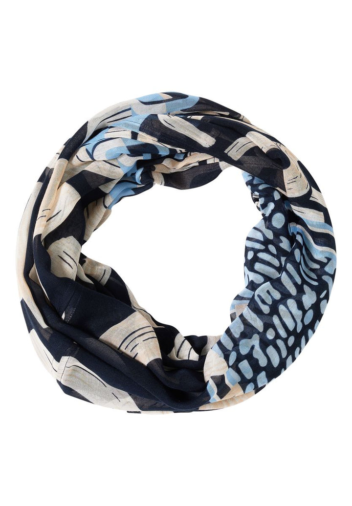 Gemusterter Loop-Schal