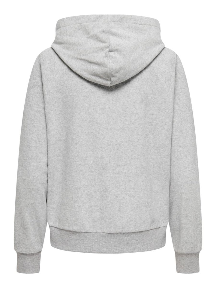 JDYVIDA L/S VELVET HOODIE TOP JRS DIA