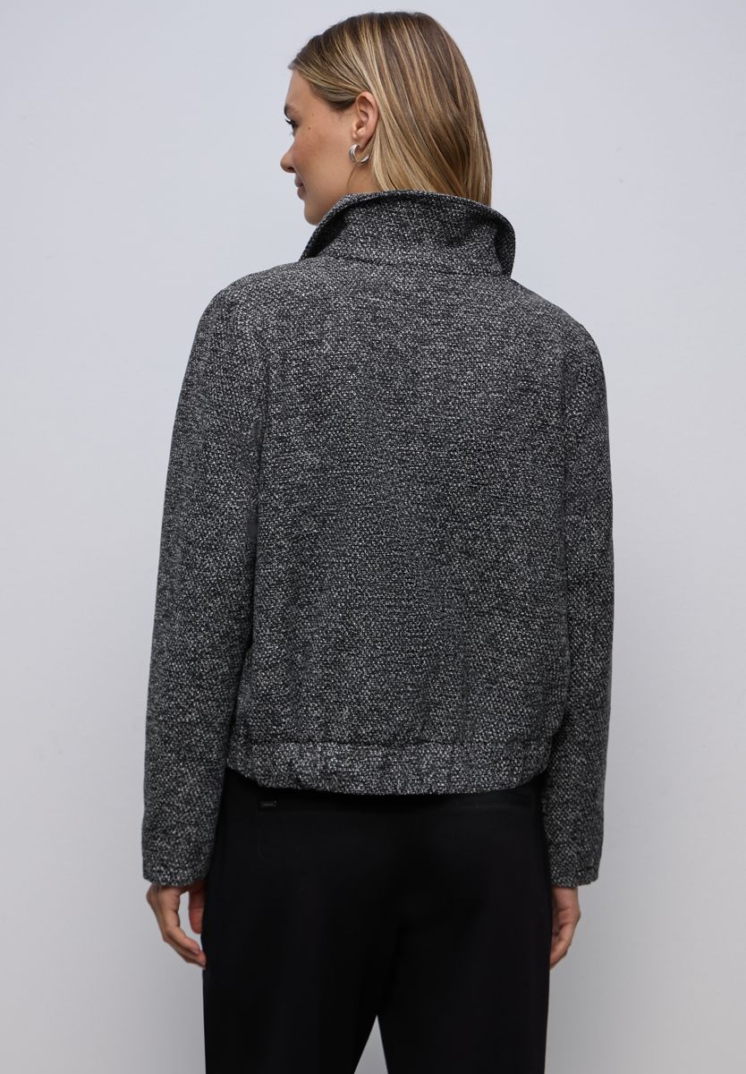 Melierte Jacke