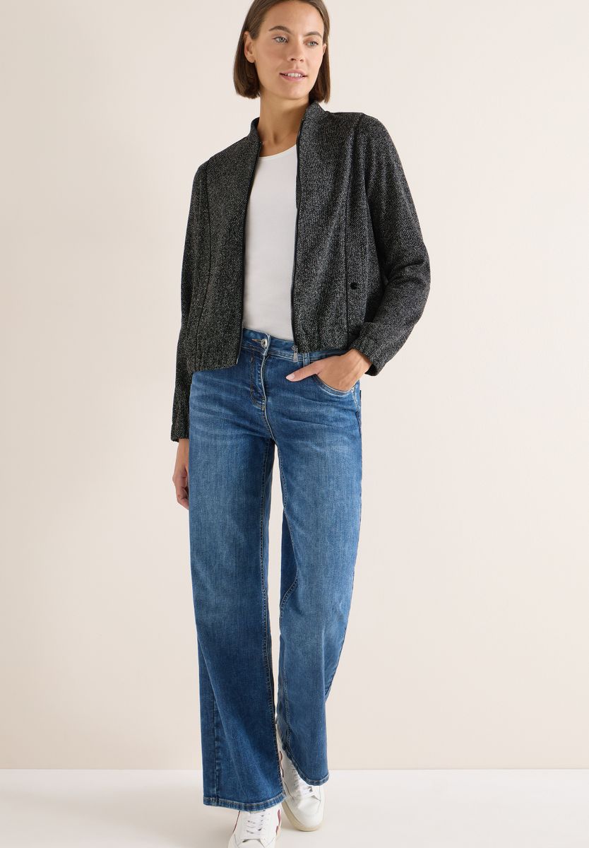 Blouson mit Elastiksaum