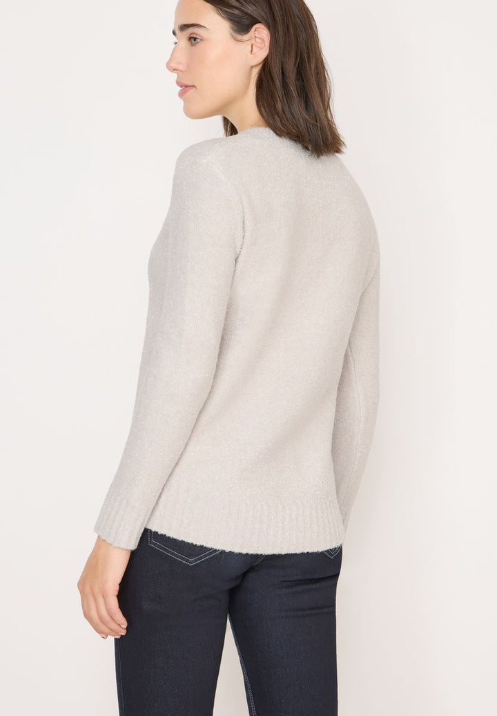 Bouclé V-Neck Pullover