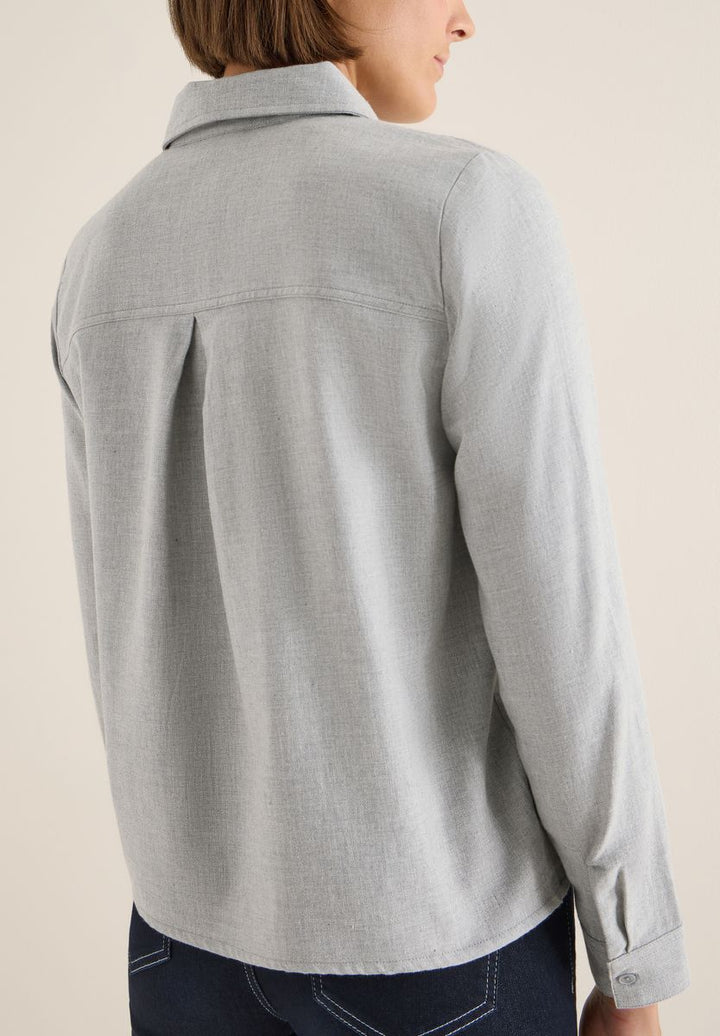 Flanellbluse mit Nieten