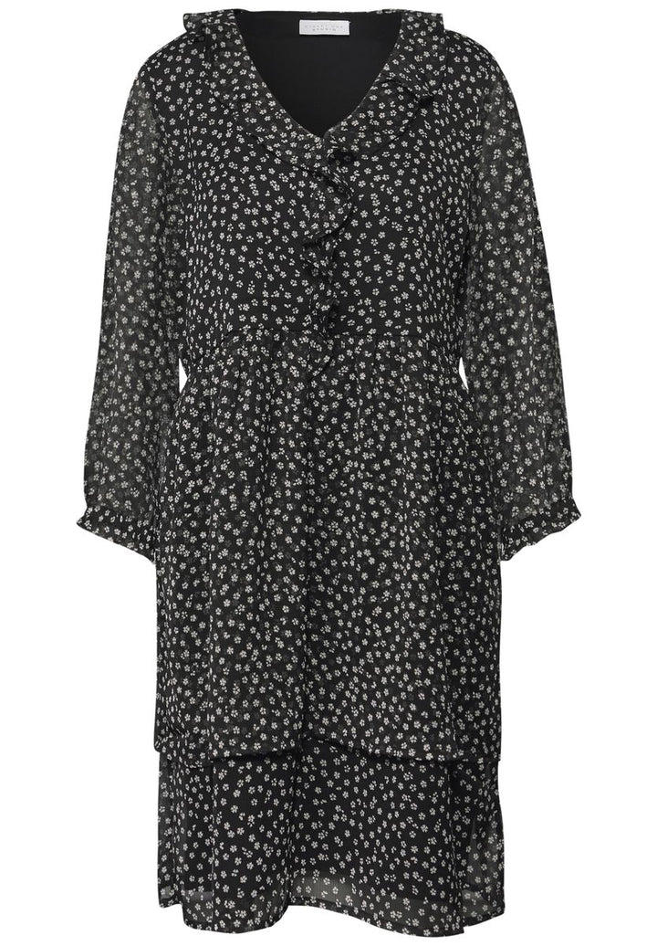 Gemustertes Chiffonkleid