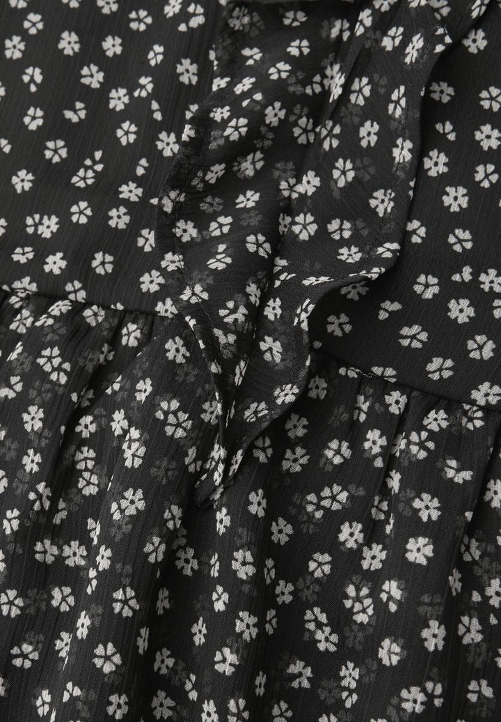 Gemustertes Chiffonkleid