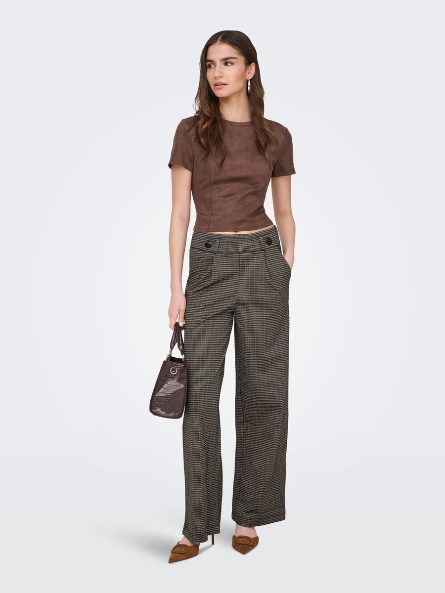 JDYGEGGO MIA LONG CHECK PANT JRS NOOS