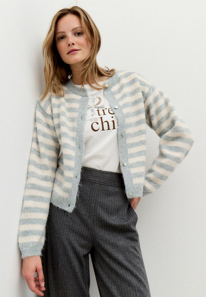 Streifen-Cardigan