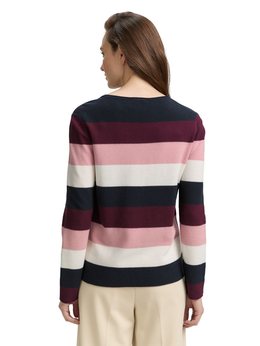 Strickpullover mit Rundhalsausschnitt