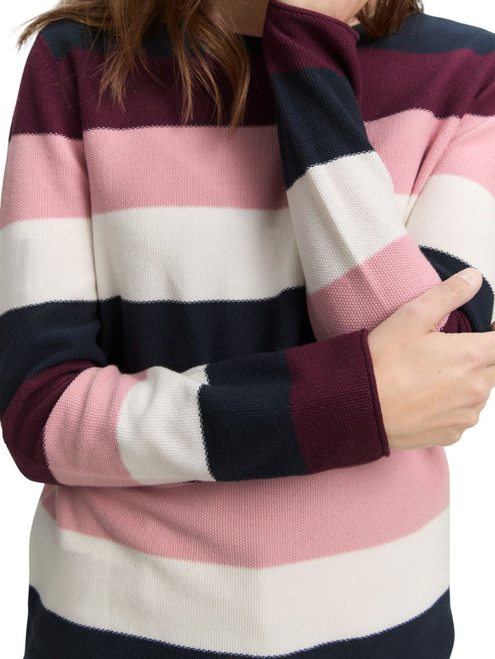 Strickpullover mit Rundhalsausschnitt