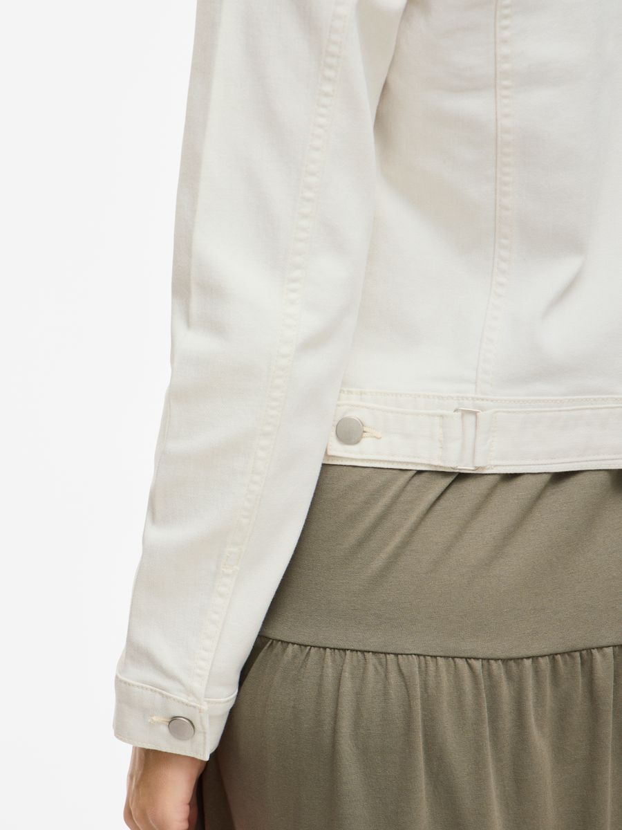 VISHOW NEW L/S WHITE DENIM JACKET