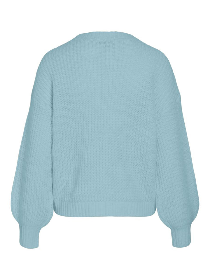 VIKIANA O-NECK L/S DETAIL KNIT TOP/1