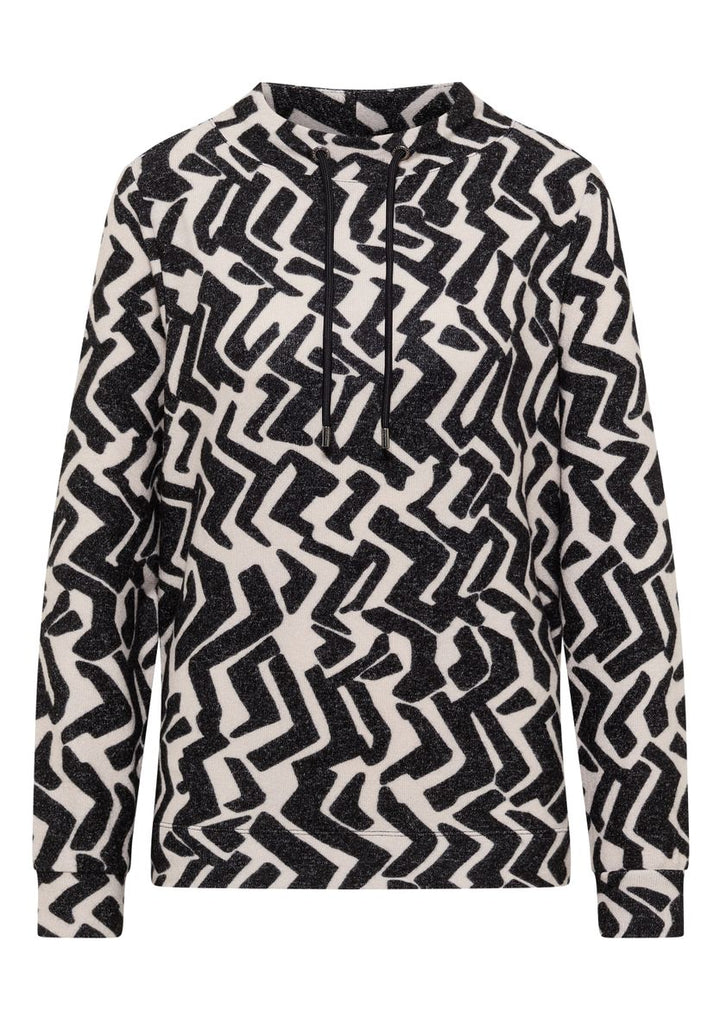 Cosy Shirt mit Grafikmuster