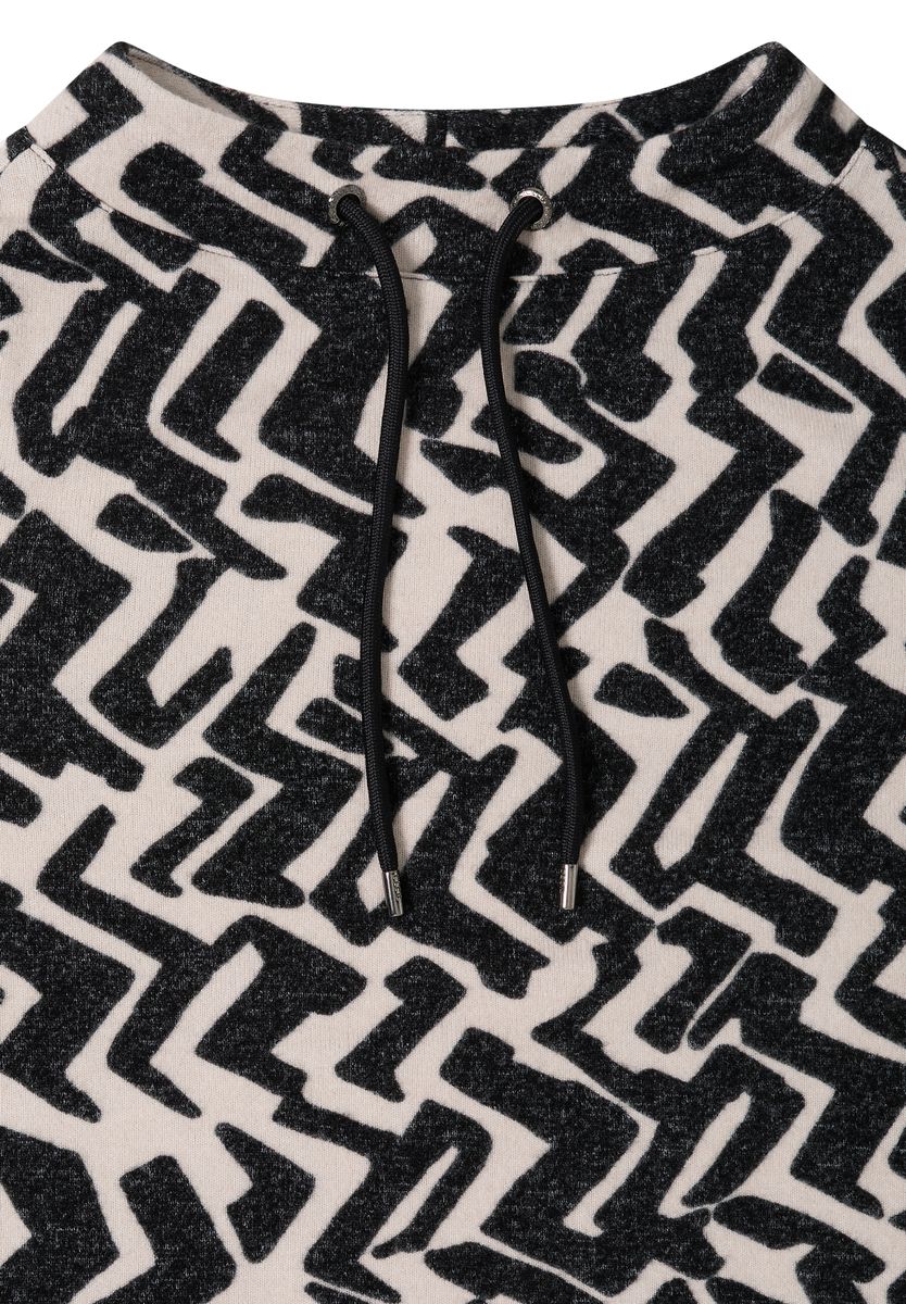 Cosy Shirt mit Grafikmuster