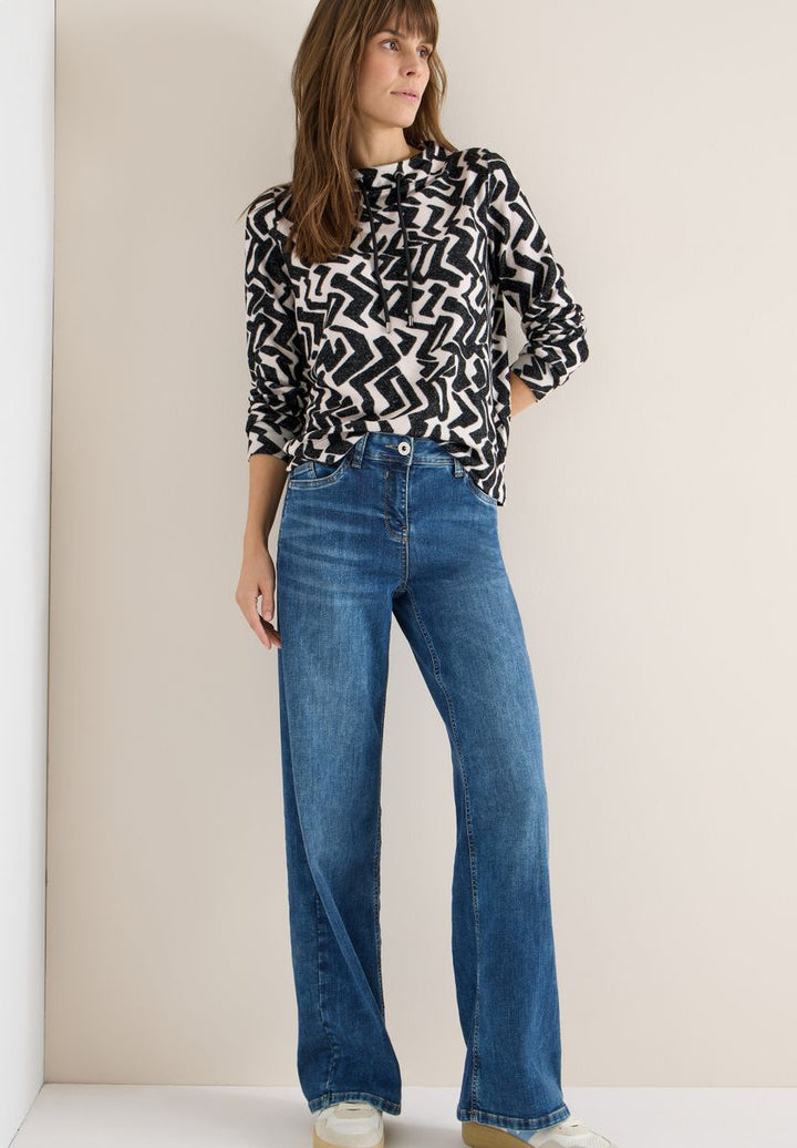 Cosy Shirt mit Grafikmuster
