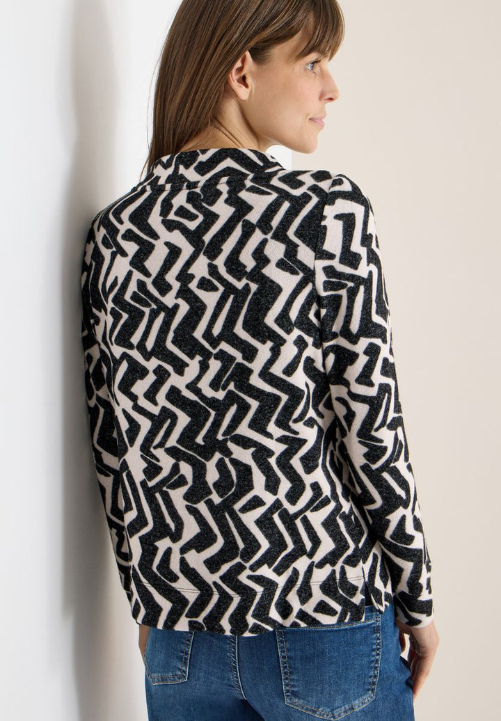 Cosy Shirt mit Grafikmuster