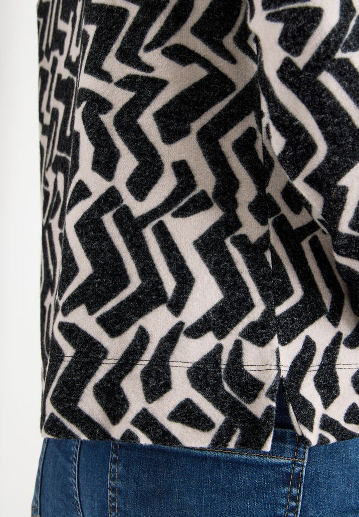 Cosy Shirt mit Grafikmuster
