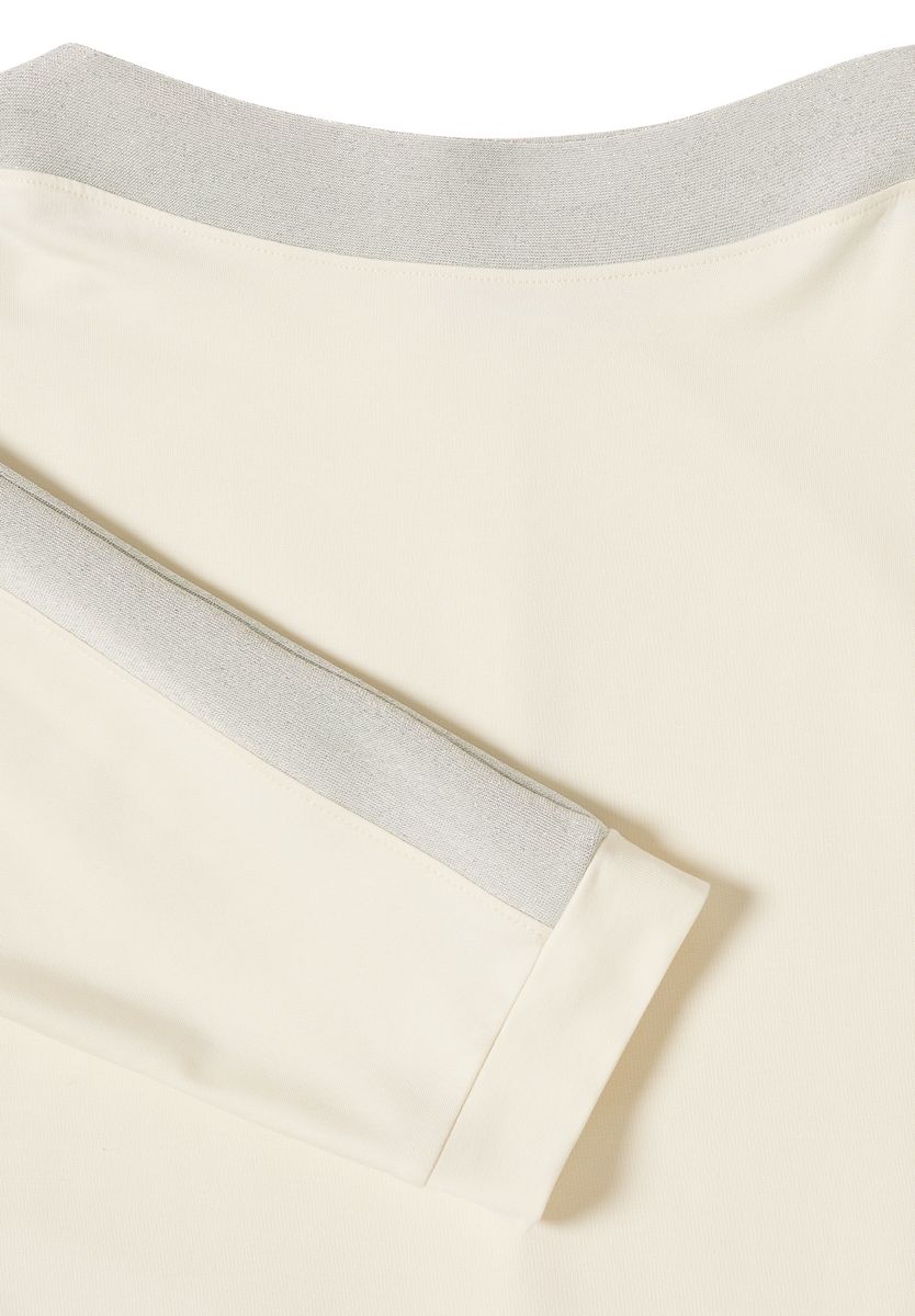 Batwing Shirt mit Tape