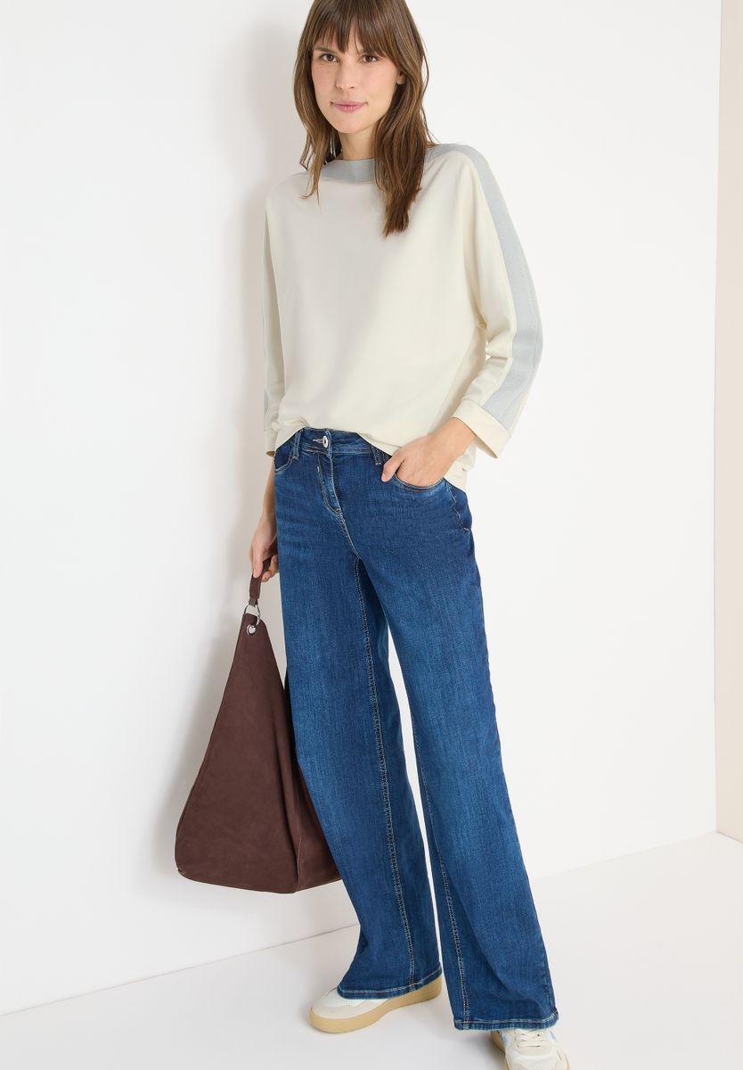 Batwing Shirt mit Tape