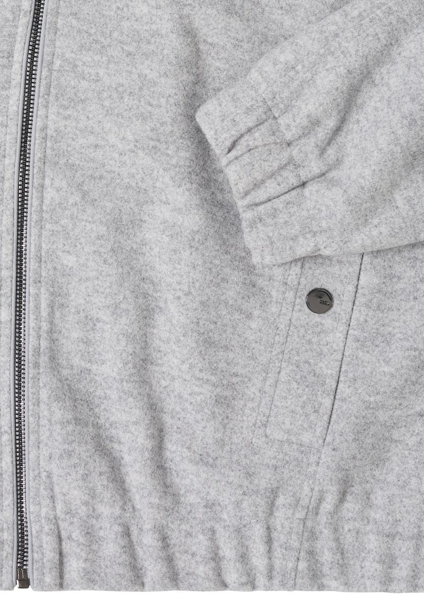 Hoodie Blouson in Wolloptik