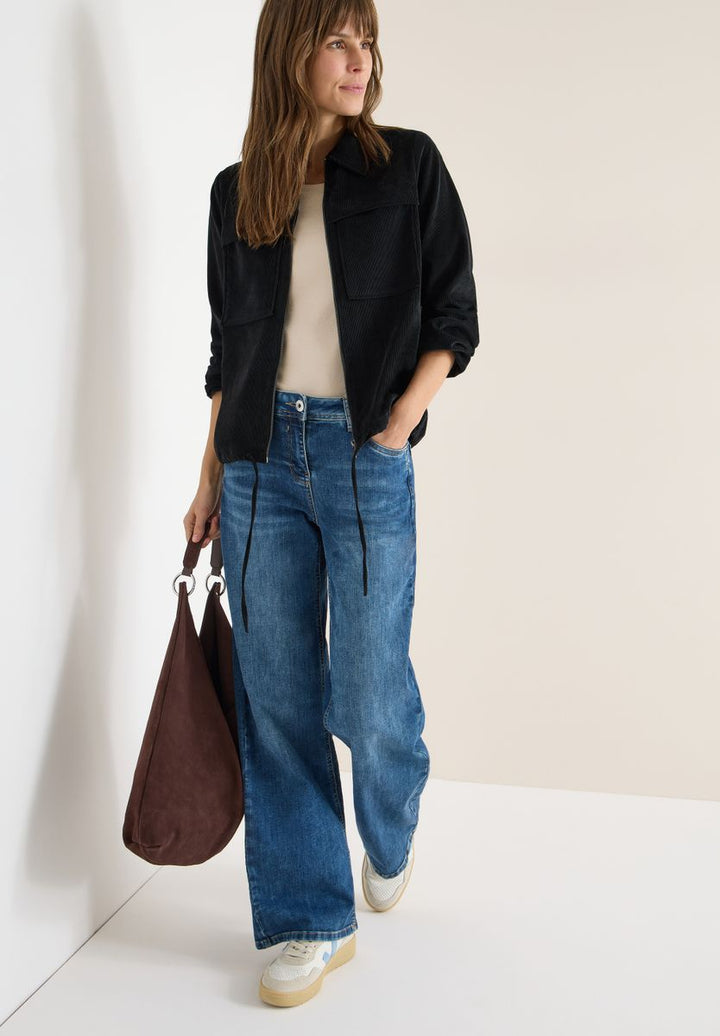 Cordjacke mit Tunnelzug