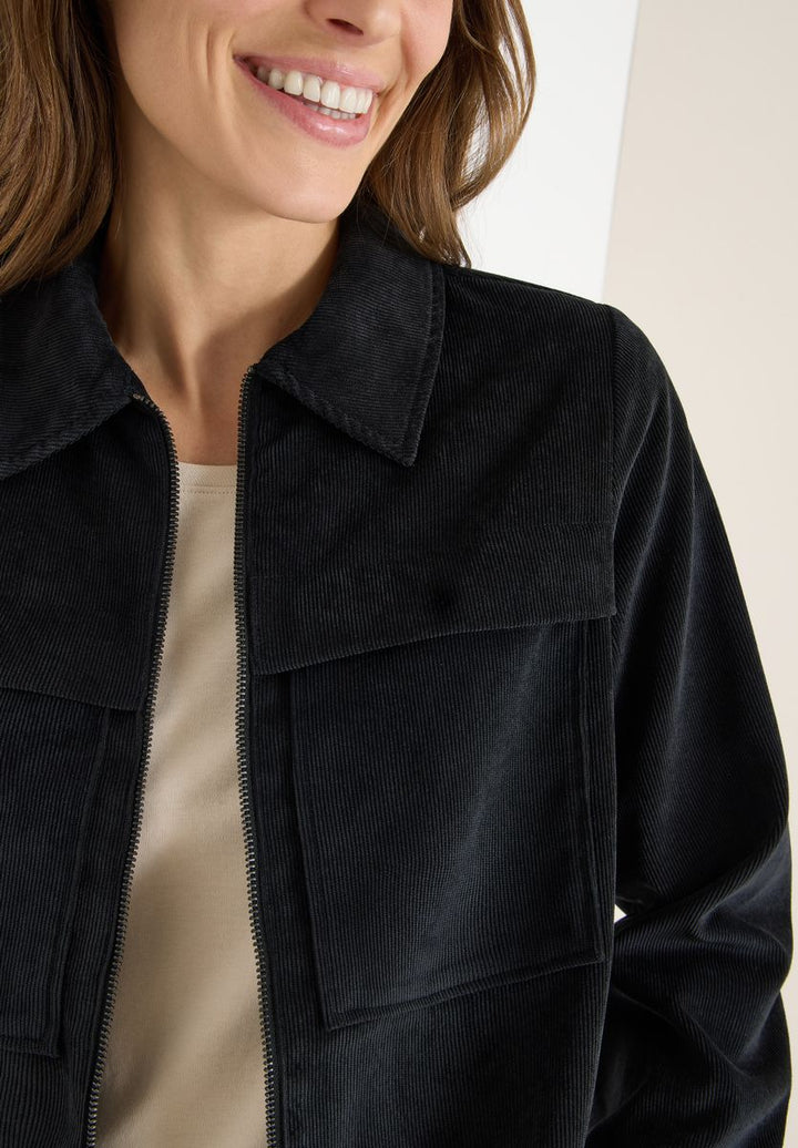 Cordjacke mit Tunnelzug