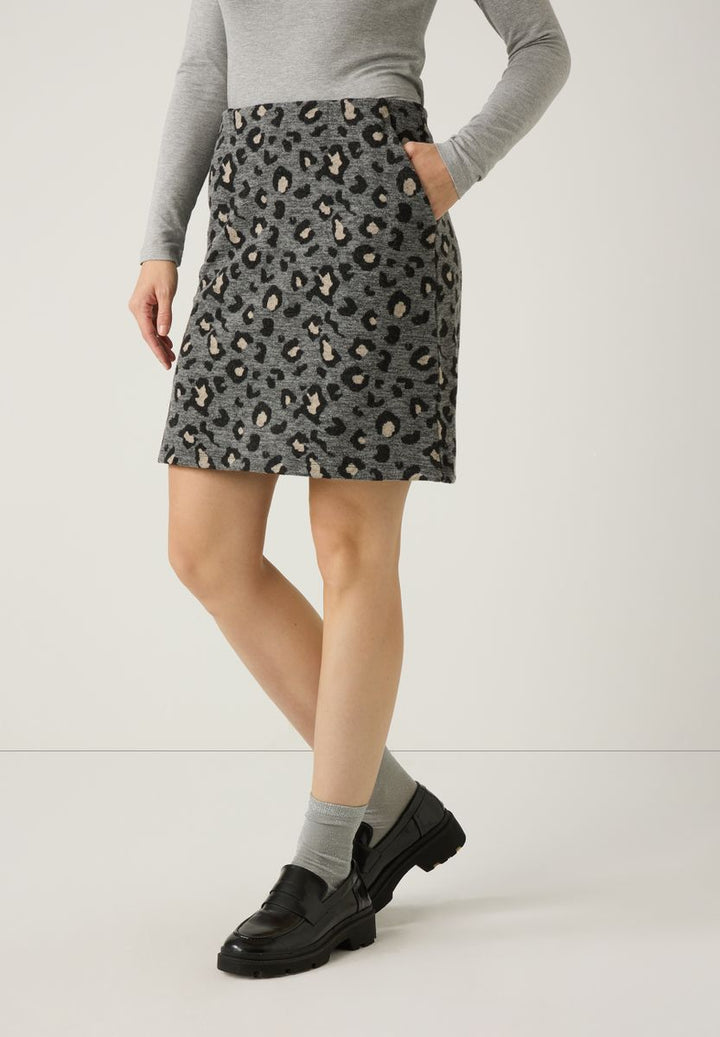 Jerseyrock mit Leomuster