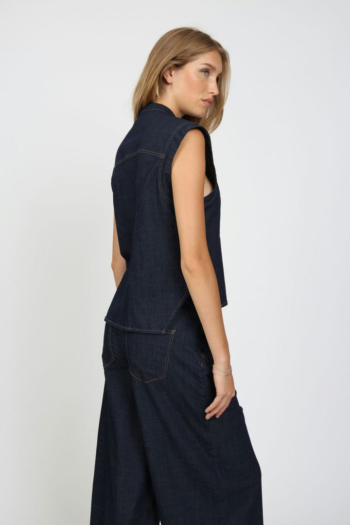 94LARA VEST - relaxed fit