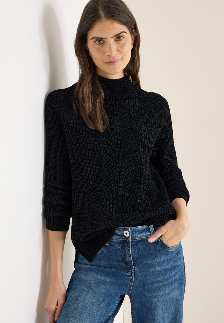 Turtleneck Chenille Pullover