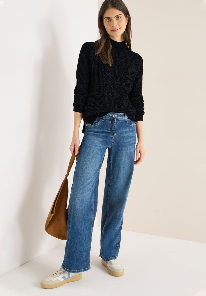 Turtleneck Chenille Pullover