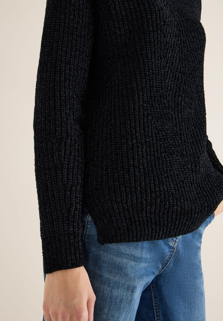 Turtleneck Chenille Pullover