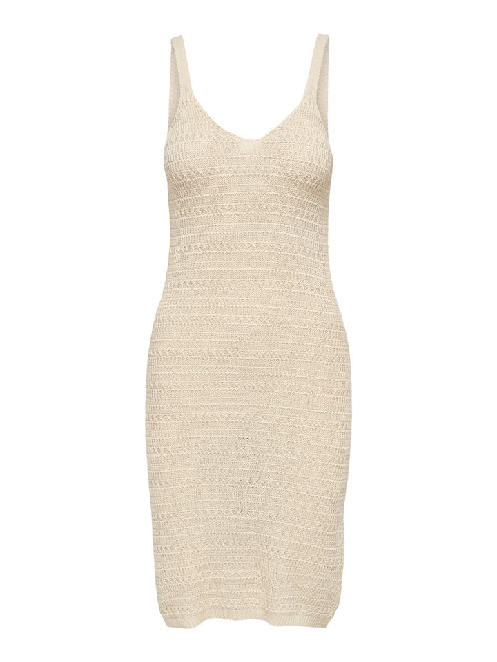 JDYTROPICA S/L V-NECK DRESS KNT