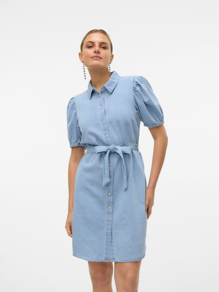 VMABIGAIL SHORT DENIM DRESS YO336