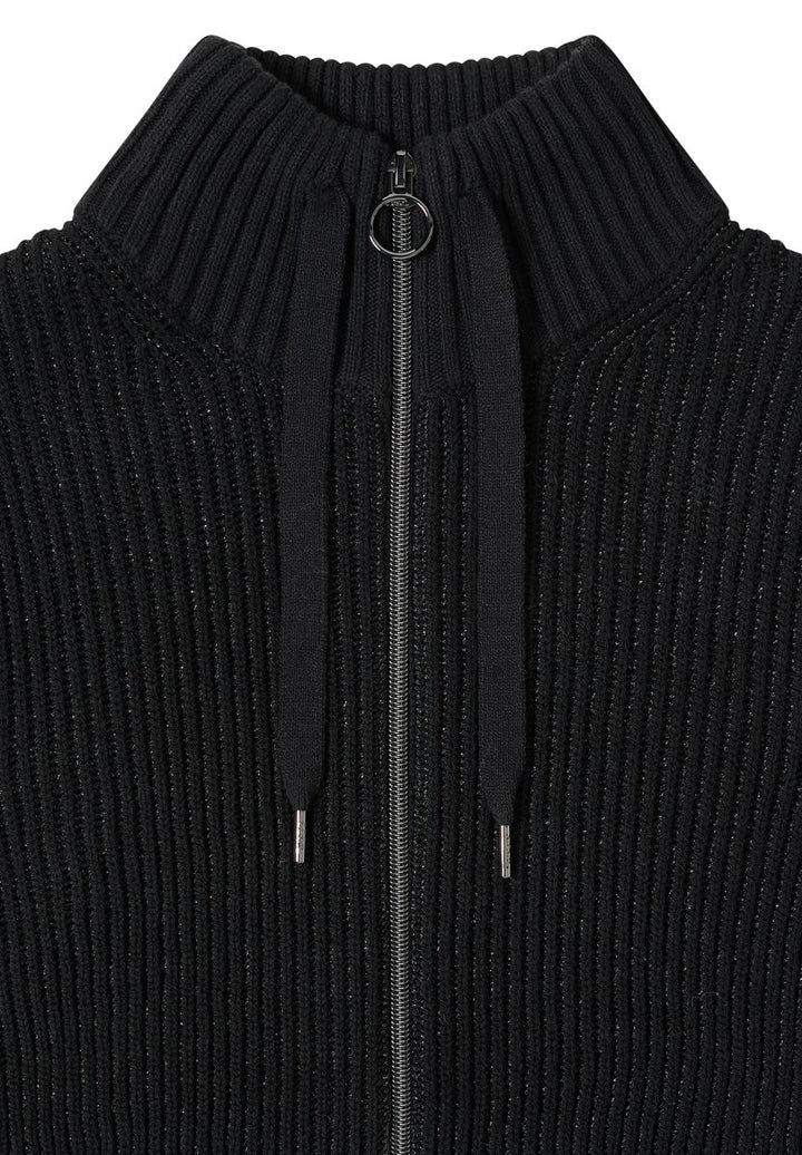 Strukturweste mit Zipper