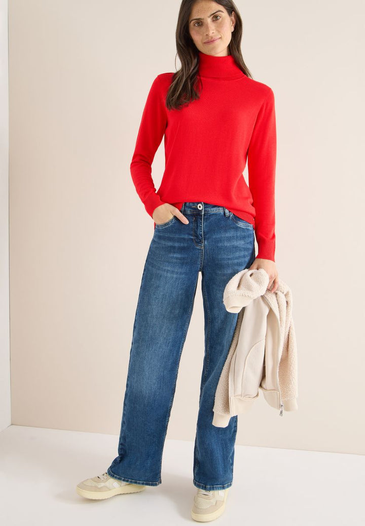 Basic Rollkragenpullover