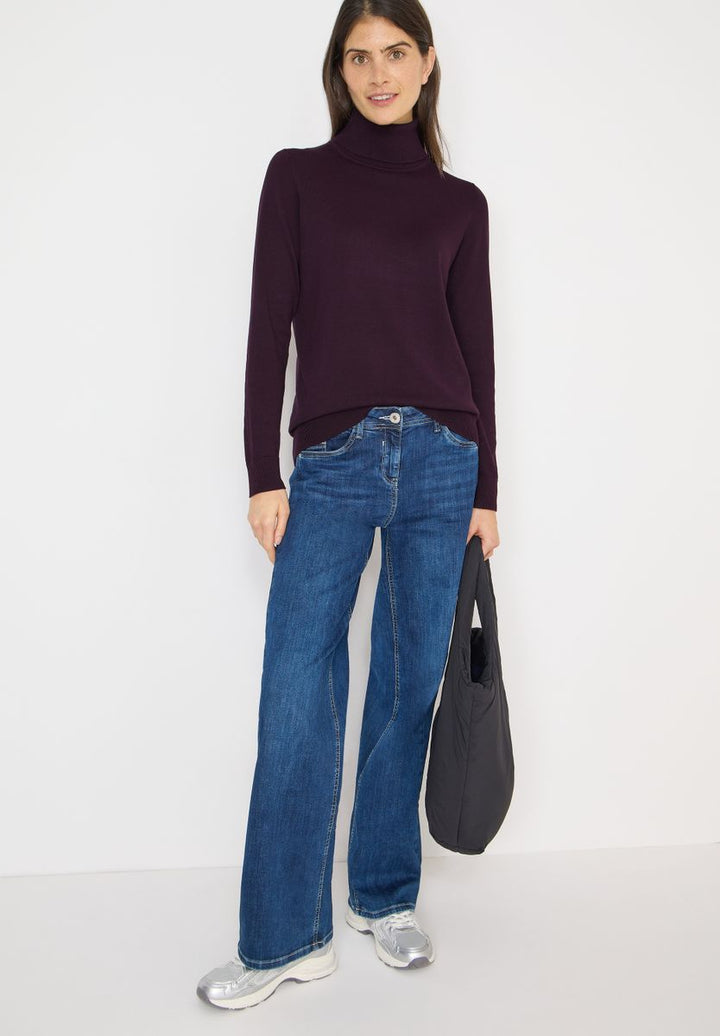 Basic Rollkragenpullover