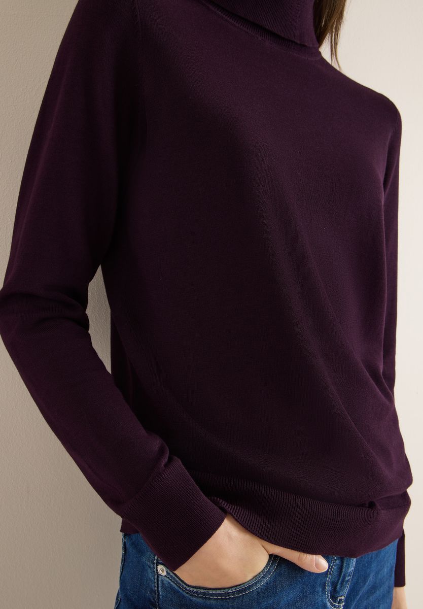 Basic Rollkragenpullover