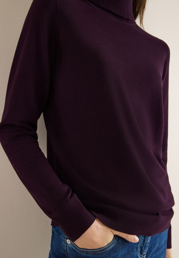 Basic Rollkragenpullover