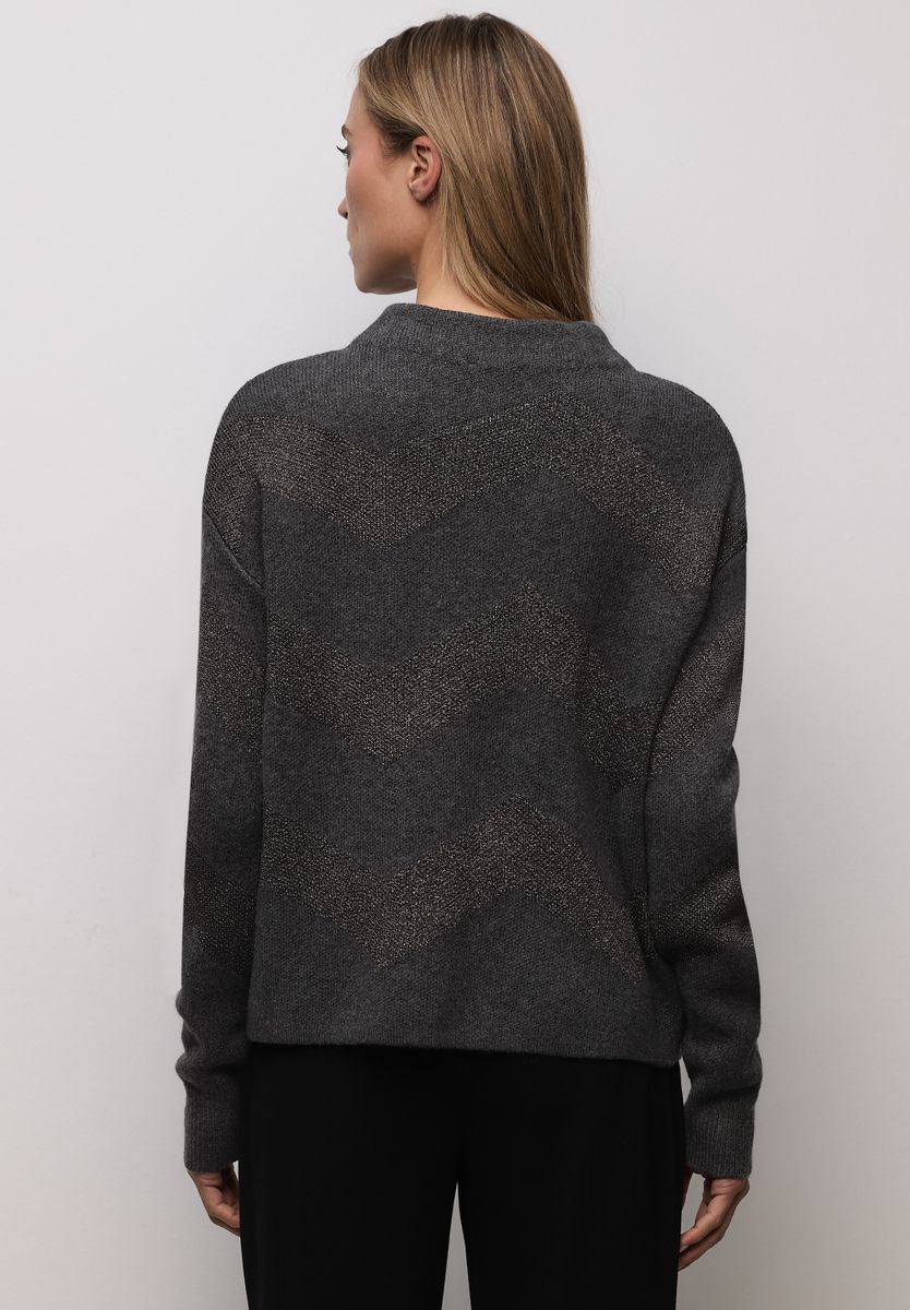 Glitzer Jacquard Pullover